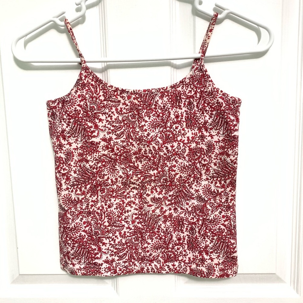 🔥3/$15 Gap Floral Stretch Tank